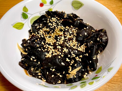 黒きくらげの甘辛佃煮風